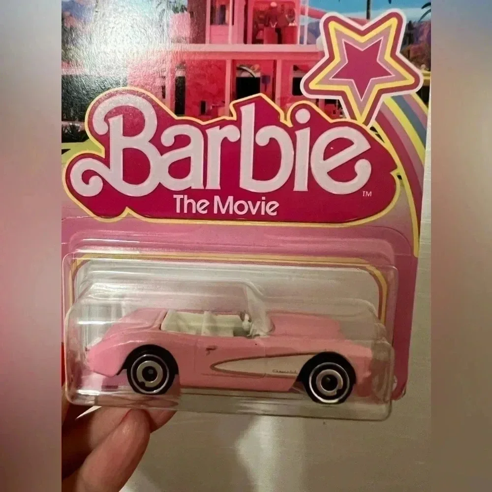 Hot Wheels 2023 Barbie 1956 Corvette Barbie The Movie - Picture 2 of 9